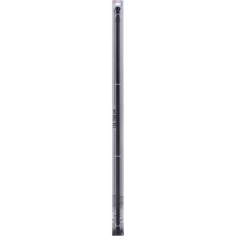 Aluminium-duschstange 135-250 cm - mattschwarz - Tendance