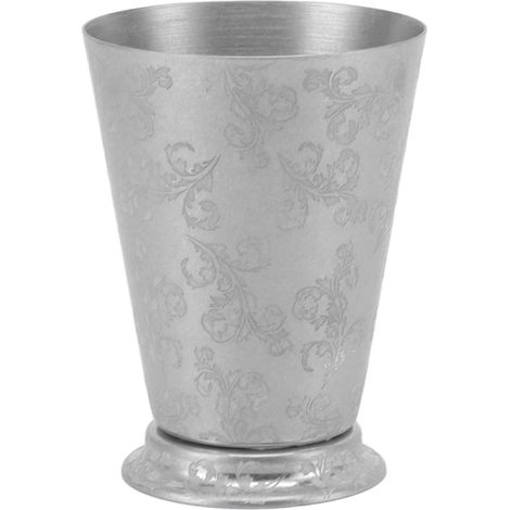 Verre à cocktail Mint Julep en acier inoxydable, mug Moscow Mule, tasse à bière/café, verre à boisson à motif feuille (1/5)