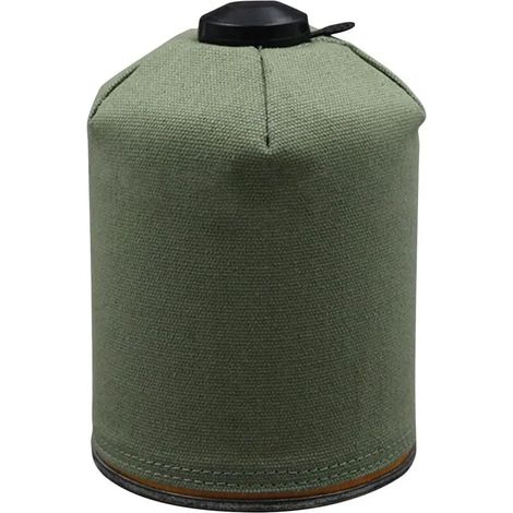 Housse de protection pour bidon d'essence en coton et lin, étui de rangement anti-chute pour bouteille de gaz, housse pour réchaud portable (1/4)