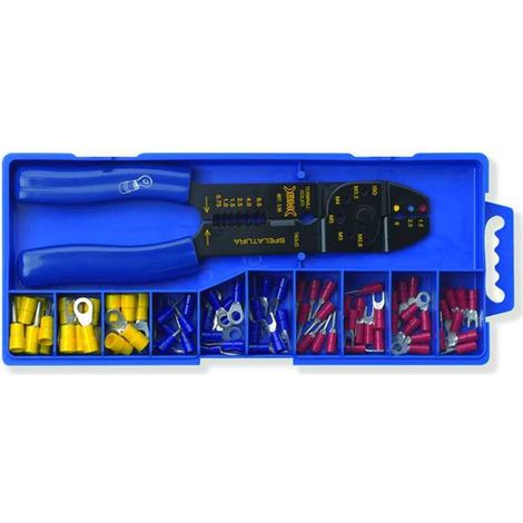 JEU DE PINCES 536, 0,25-6MM2 + EMBOUTS ISOLÉS 80 PCS.