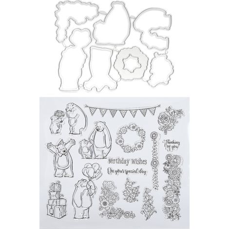 Transparente TPR-Form zur Herstellung von geprägten Siegeln und Stempeln, Scrapbooking-Zubehör und Bastelpapier (1/5)