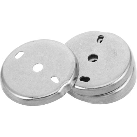 Support de fixation pour porte-serviettes en acier inoxydable, plaque de base ronde (4 pièces) (1/5)