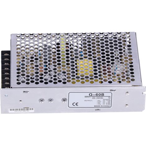 Alimentation à découpage BERM 4 sorties 115/230VAC en alliage d'aluminium Q-60B