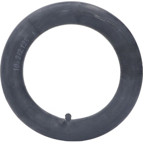 10x2/2.125 Chambre à Air Pneu Intérieur en Caoutchouc pour Trottinette Électrique - Kit de Remplacement avec Valve à 90 Degrés (1/5)