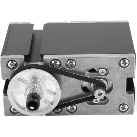 Moteur 12V 60W en alliage d'aluminium avec réducteur pour mini machine-outil polyvalente, haute puissance
