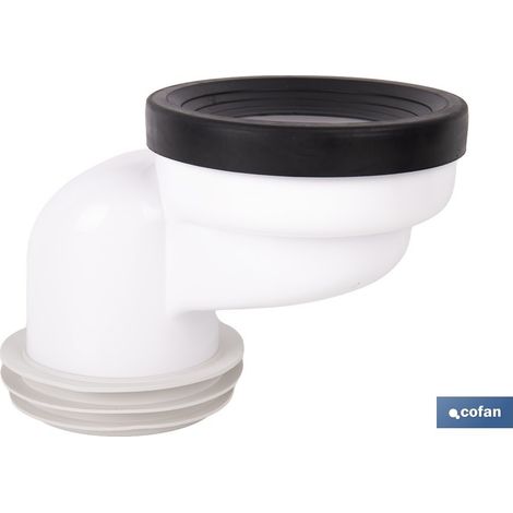 Collier de raccord super excéntrique Ø110 mm pour WC (1/4)