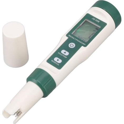 Medidor de calidad del agua, medidor digital Bluetooth 10 en 1 de calidad del agua, pH, TDS, EC, salinidad, SG, ORP, acuarios, spas y piscinas (1/5)