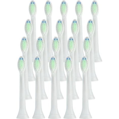 20pcs HX6064 Têtes de brosse de rechange compatibles avec la brosse à dents électrique (1/4)