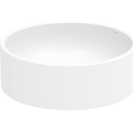 Lavabo sobre encimera BetteBalance, redondo, 425mm, acero titanio