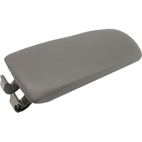Funda para el reposabrazos a juego, color gris, para la consola del reposabrazos y el compartimento de almacenamiento del Audi A4 B6 B7 2002-2007.