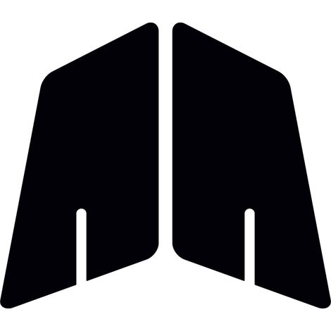 Coppia Protezioni Serbatoio Universale Moto, Nero