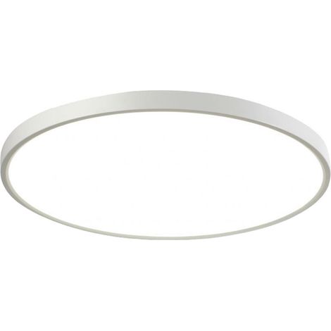 TrAdE Shop Traesio - Plafoniera A Led Slim 32w Ip40 Con Tecnologia Cct Da 6500k A 2700k Con Switch Lv400-3c - Bianco