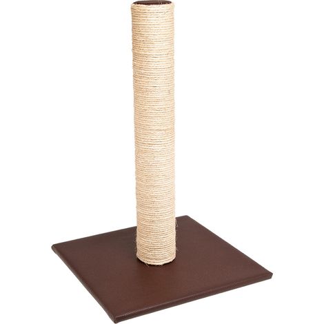 K&F Brown Artificial in pelle artificiale Post 38 x 38 x 59 cm