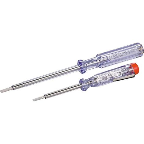 FIXPOINT Set 2 cacciaviti cercafase 200 - 250 Volt certificati CE e GS
