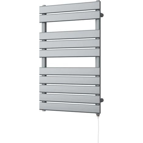 Typhoon - Silver Electric Towel Rail H816mm x W500mm 400w Standard (1/3)