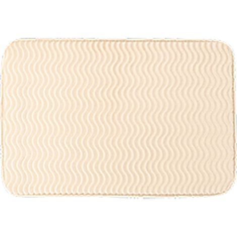 Polyesterteppich mit welleneffekt 40x60 cm - natur - Tendance