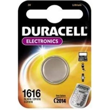 Pila litio Duracell CR1616 3 volt 16 millimetri