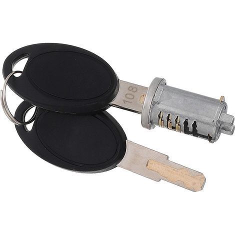 Un jeu de cylindres de serrure pour portes de caravanes, convenant aux tiroirs, armoires, chariots à outils et coffres de rangement pour camping-cars. (1/5)