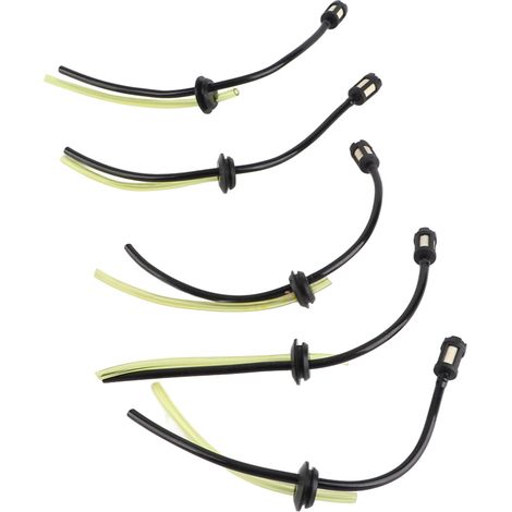 5 pièces tuyau d'alimentation avec filtre à essence pour débroussailleuse et coupe-bordures, pièces de rechange (1/5)