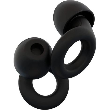 Loop Experience - Bouchons d'oreille antibruit (18 dB) - Protection auditive intra-auriculaire - Noir
