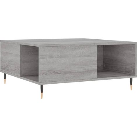 Maison Exclusive - Couchtisch Grau Sonoma 80x80x36,5 cm Holzwerks