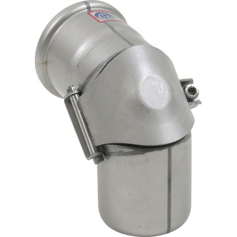 BLÜCHER EuroPipe Rohrbogen 87.5 Grad mit Revision, 1.4301, 75mm