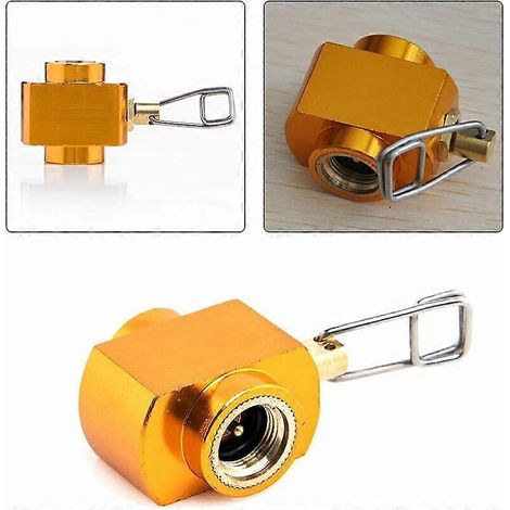 Adapter voor het bijvullen van propaan op een campingfornuis, aansluiting voor een propaantank, keukenaccessoire (1/5)