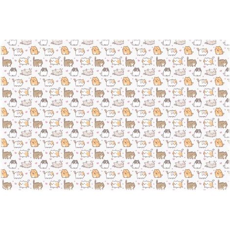 Alfombrilla de escritorio con gatitos de 58x38 cm