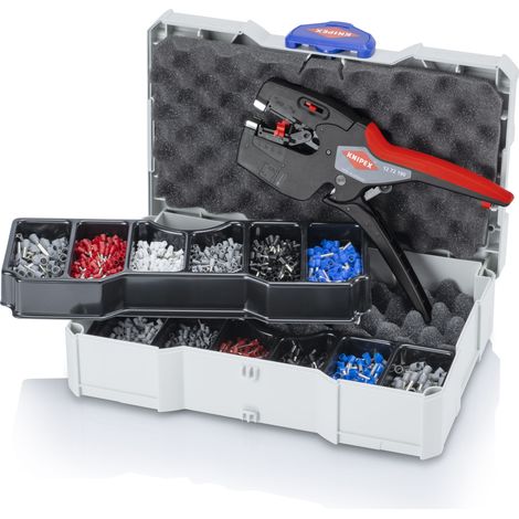 KNIPEX 97 90 27 Surtido de crimpado para punteras huecas