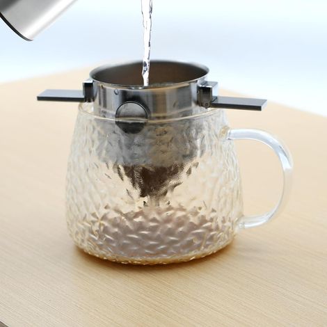 1 filtre à café en acier inoxydable - Poignée - Facile à nettoyer (1/5)