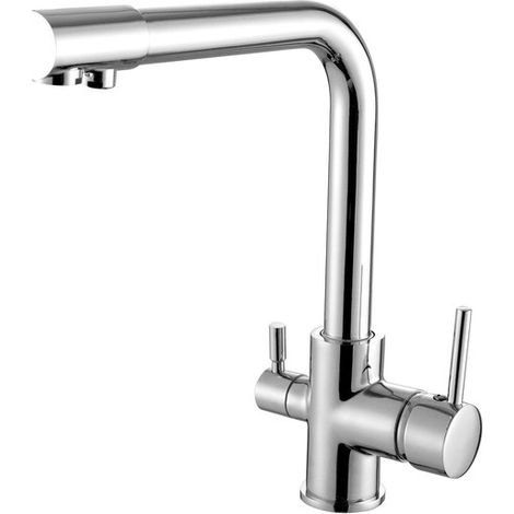 Rubinetto monocomando per lavello con sistema ad osmosi