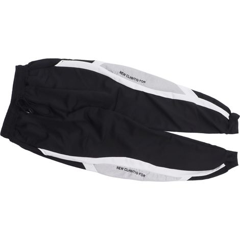 Pantalon de survêtement homme, taille élastique, cordon de serrage, coupe ample, noir, taille 2XL (1/5)
