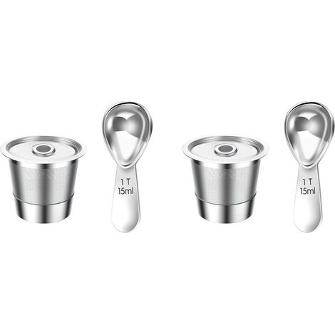 2 cápsulas K-Cup reutilizables para cafeteras CFP101 y PB051/PB041, cápsulas de filtro de café, accesorios para cápsulas de filtro de café