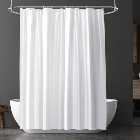Duschvorhang Anti-schimmel Wasserdicht PEVA 180x180 cm mit 12 (1/5)