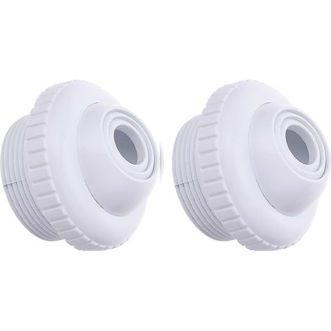 Lot de 2 buses d'alimentation SP1419D pour piscine - Débit directionnel de 1,5 cm - Jet d'entrée de rechange pour spa - Compatible avec les accessoires de piscine à filetage MIP de 3,8 cm (1/5)