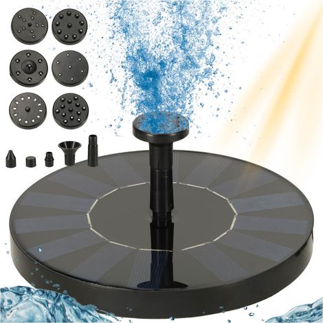 Fontaine solaire flottante de jardin 16 cm