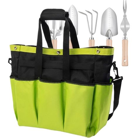 Sac de jardinage étanche avec plusieurs poches et poignée (1/5)