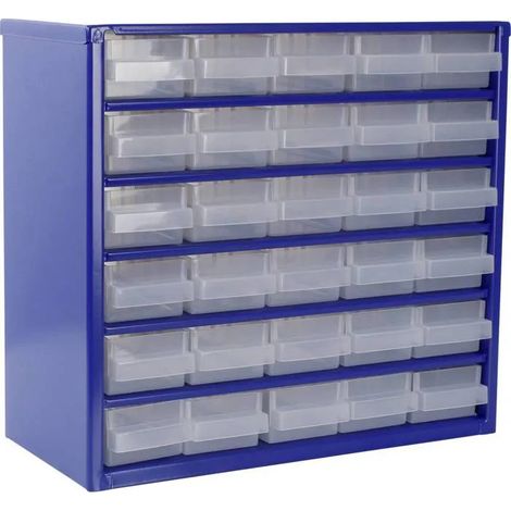Caja de tornillos workshop depot 30/283 30 cajones montaje pared