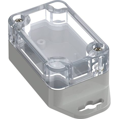 TRU COMPONENTS 6U07060403737 TC-13865204 Alloggiamento industriale 87.8 x 40 x 30 ABS-PC Grigio luminescente, Trasparen