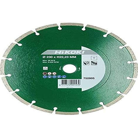 Disco diamantato Ø230mm Proline HIKOKI 752805 - al.22.2 seg. 7 universale fuso