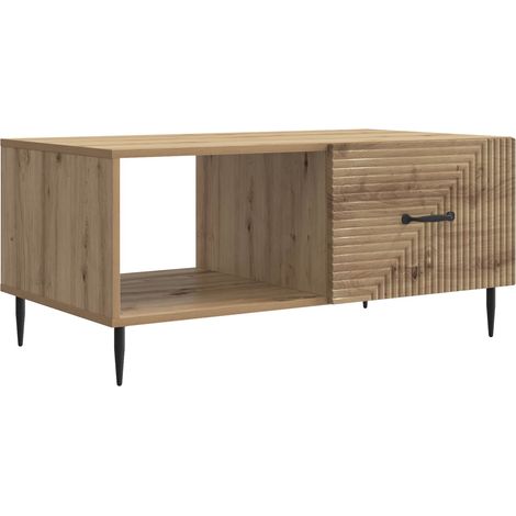 vidaXL  Coffee Table  Artisan Oak 90 x 50 x 40 cm Engineered Wood