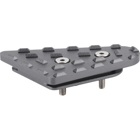 Verbreiterte, CNC-gefräste hintere Fußraste aus Aluminiumlegierung für R1200GS R1250GS ADV Bremshebel, verlängerte Pedalauflage, Titan-Finish (1/5)