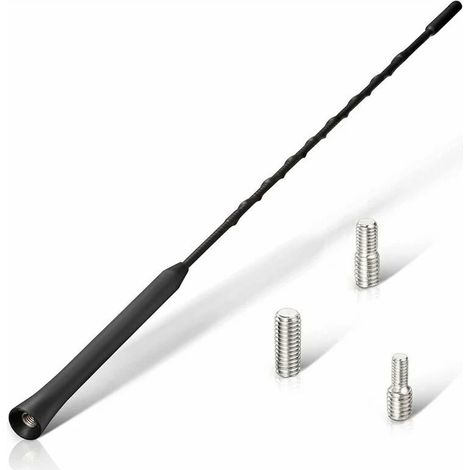 Antenne Auto FM DAB - Antenne Toit Voiture 40 cm - Compatible Universelle avec Adaptateurs M4 M5 M6 - Noir - 1 Pièce (1/5)