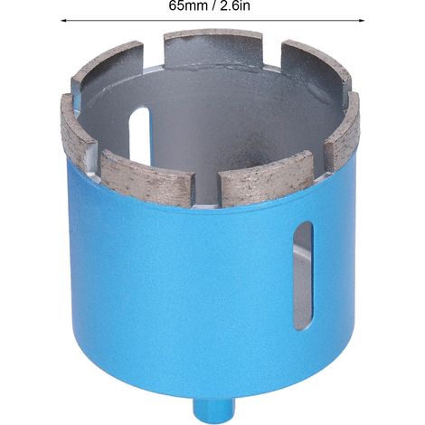 Foret diamanté de 65 mm pour granit, carrelage en céramique, béton et marbre. (1/4)