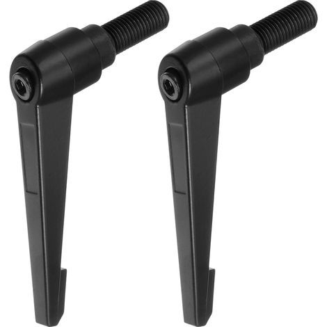 Stück – Spanngriff – Verstellbarer Hebel – M16x40-mm-Gewinde – Schnellspannmechanismus – Für Industrie- und Holzbearbeitungsmaschinen – Schwarz (1/5)