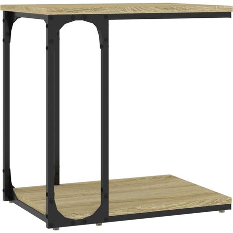Maison Exclusive - Beistelltisch Sonoma-Eiche 50x35x52 cm Holzwer