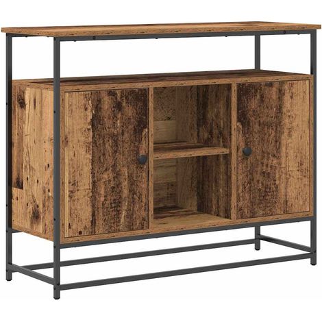 Maison Exclusive - Credenza Legno vecchio 100 x 35 x 80 cm Legno multistrato