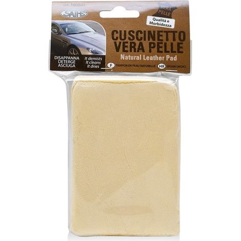 CUSCINETTO PULISCITUTTO PELLE NATURALE AUTO SET 5 PEZZI - RHUTTEN (1/2)