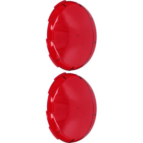 2 Stück AMERILITE 19cm rote transparente Poollicht-Linsenabdeckung, Ersatzzubehör für Poolprojektor (Rot, blasengeschützt) (1/5)