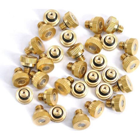 Lot de 20 Buses de brumisation en laiton, atomiseurs pour système de refroidissement(buse 0.4mm) (1/5)